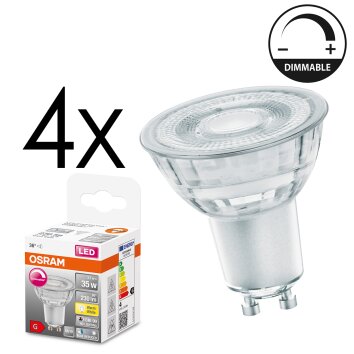 GU10 LED 3.7 Watt ciepły biały przyciemnione 230 Lumen