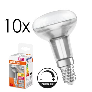 E14 LED 4.8 Watt ciepły biały przyciemnione 345 Lumen