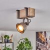 Pehefito Lampa sufitowa, Spot sufitowy Szary, Ecru, 1-punktowy