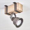 Pehefito Lampa sufitowa, Spot sufitowy Szary, Ecru, 1-punktowy