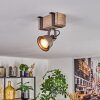 Pehefito Lampa sufitowa, Spot sufitowy Szary, Ecru, 1-punktowy