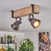 Pehefito Lampa sufitowa, Spot sufitowy Szary, Ecru, 2-punktowe