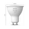 Philips Hue White LED GU10 5,2 Wat 2700 Kelwinów 400 Lumenów