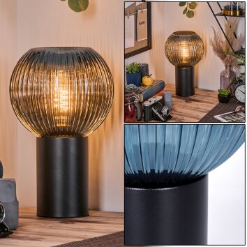 Koyoto Kula świetlna, Lampa biurkowa, Lampa stołowa 20 cm Niebeieski, 1-punktowy