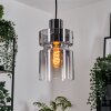 Hasvik Lampa wisząca, Lampa wisząca Chrom, Czarny, 1-punktowy