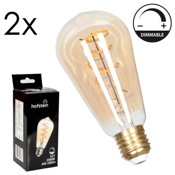 E27 LED 4 Watt ciepły biały przyciemnione 200 Lumen