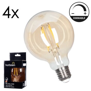 E27 LED 7 Watt ciepły biały przyciemnione 670 Lumen