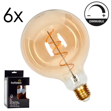 E27 LED 6 Watt ciepły biały przyciemnione 320 Lumen