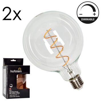 E27 LED 6 Watt ciepły biały przyciemnione 350 Lumen