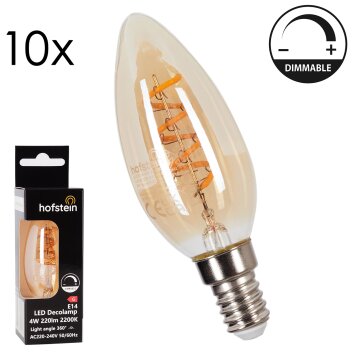 E14 LED 4 Watt ciepły biały przyciemnione 220 Lumen