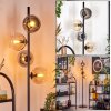 Koyoto Lampa stojąca 31 cm W kolorze bursztynu, Przezroczysty, Przydymiony, 4-punktowe