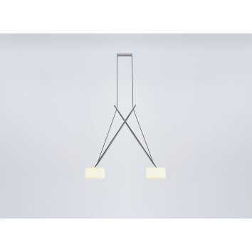 Oświetlenie Serien Lighting Pendelleuchte Lampa wisząca Chrom, 2-punktowe