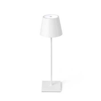 Faro Barcelona Toc Lampa stołowa LED Biały, 1-punktowy